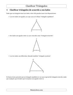 Cómo Identificar Triángulos de Acuerdo a sus Lados y a sus Ángulos Internos