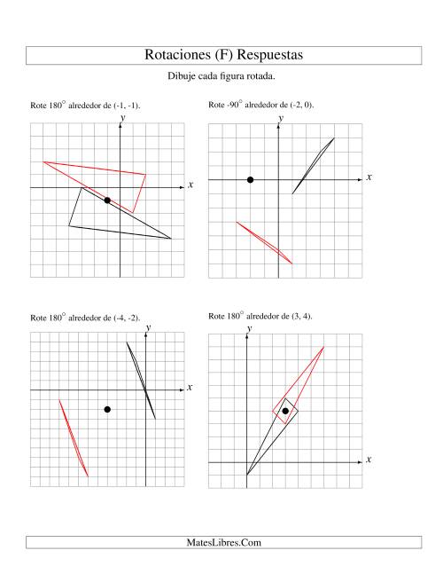 La hoja de ejercicios de Rotación de 3 Vértices Alrededor de Cualquier Punto (F) Página 2