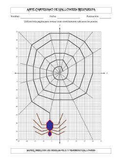 Arte Cartesiano de Halloween – Araña