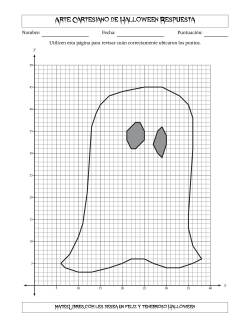 Arte Cartesiano de Halloween – Fantasma