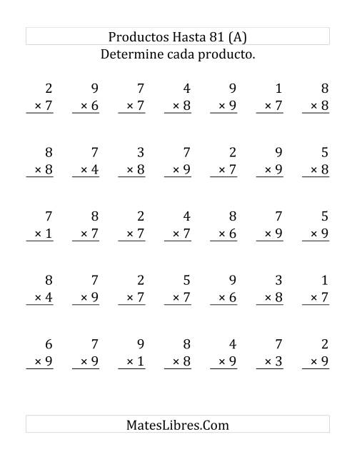 Free Printable Multiplication 8 Worksheets