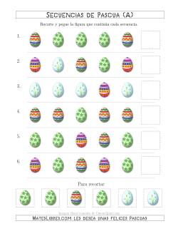 Secuencias de Imágenes de Huevos de Pascuas Cambiando el Atributo Forma