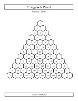Triángulo de Pascal (Relleno)