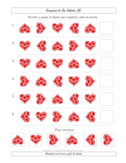 Secuencias de Imágenes de San Valentín cambiando el Atributo Rotación
